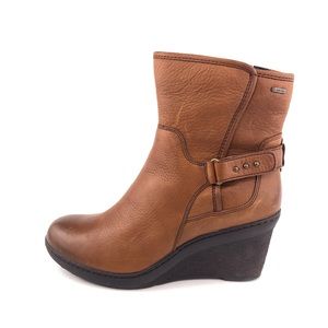 Clarks Natira Kit GTX Wedge Ankle Booties 10M